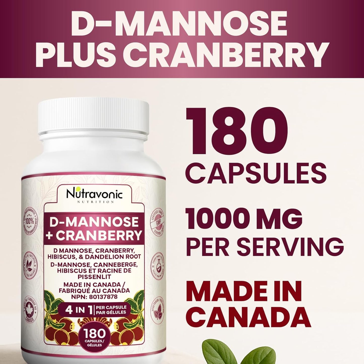 Nutravonic D-Mannose Complex