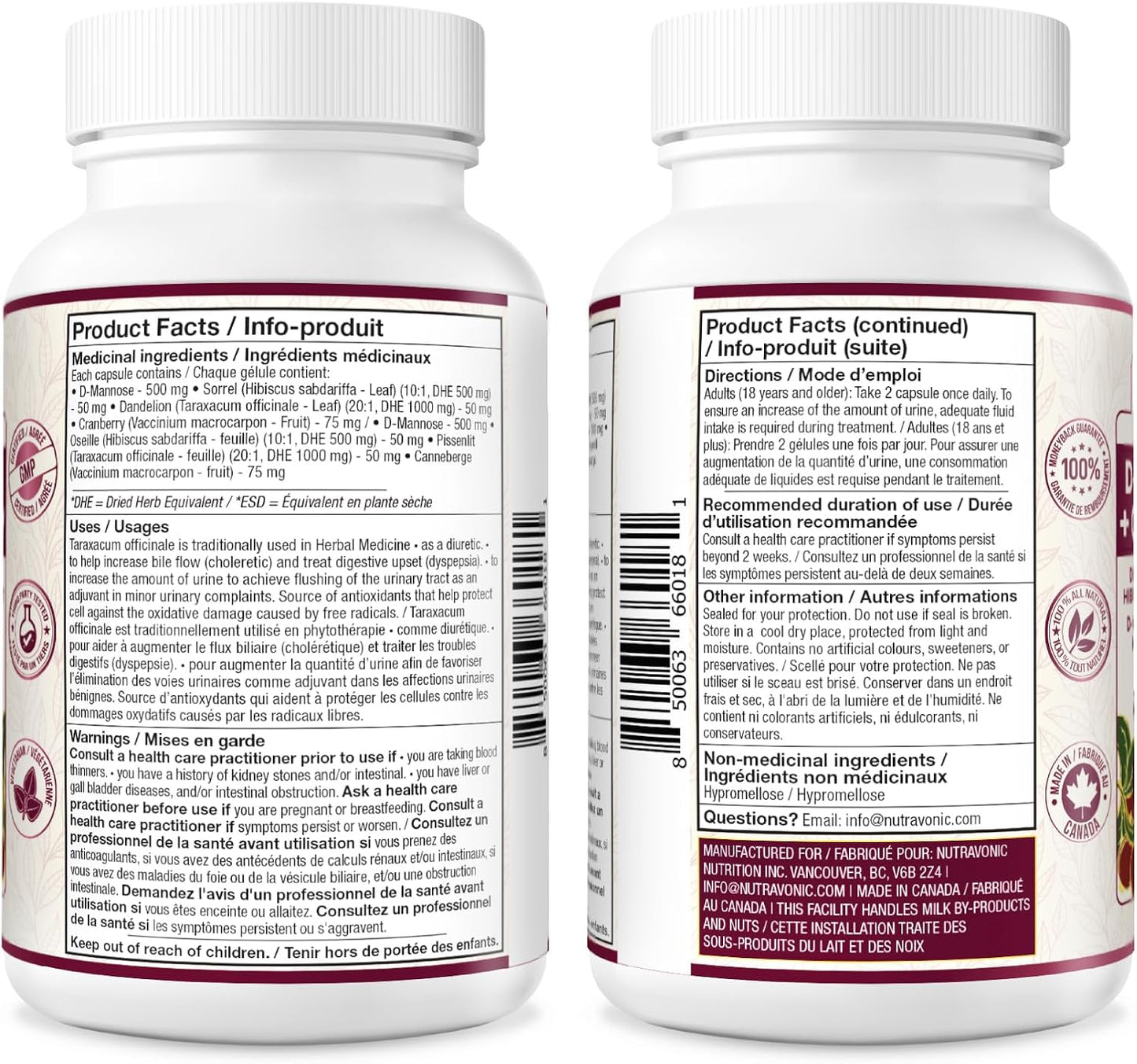 Nutravonic D-Mannose Complex
