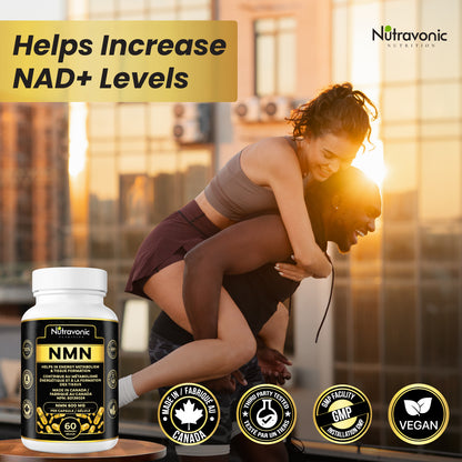 Nutravonic Nutrition Premium NMN, 60 Capsules