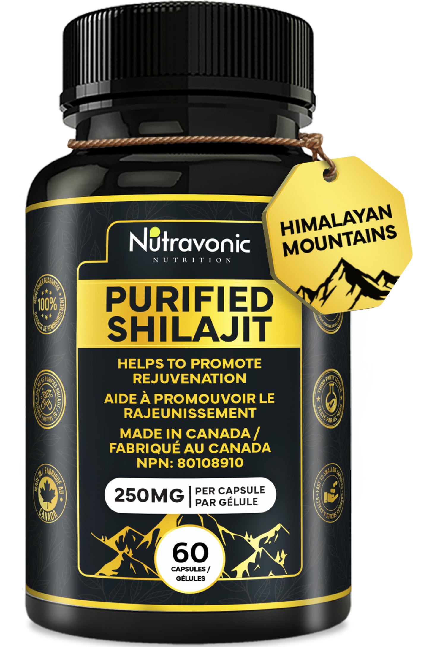Purified Shilajit 60 Capsules